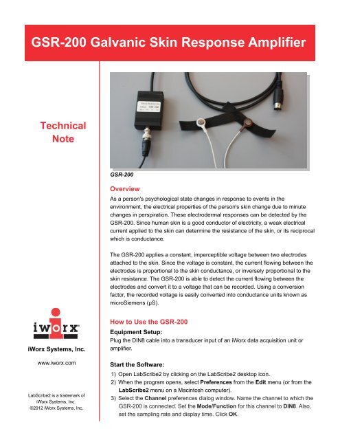 galvanic skin response equipment
