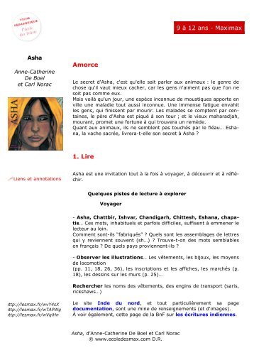 Amorce 1. Lire 9 Ã  12 ans - Maximax