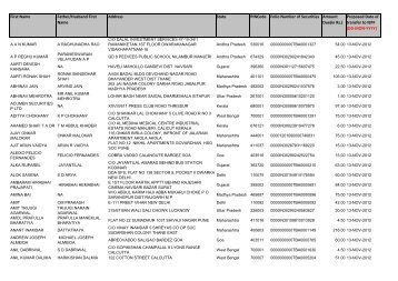 Proposed Date of transf