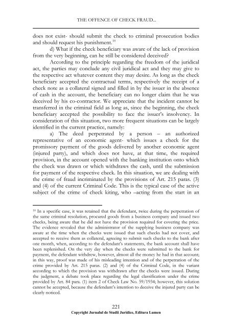 Jurnalul de studii juridice supliment 4-2012 - Editura Lumen