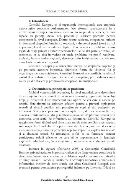 Jurnalul de studii juridice supliment 4-2012 - Editura Lumen