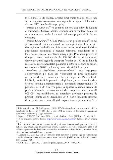 Jurnalul de studii juridice supliment 4-2012 - Editura Lumen