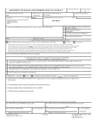 AMENDMENT OF SOLICITATION/MODIFICATION OF CONTRACT