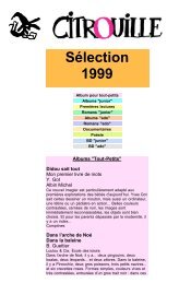 titre sÃ©lection 1999 - Citrouille