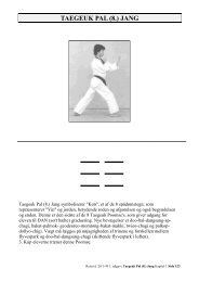 Taegeuk Pal Jang - Ballerup Taekwondo Klub