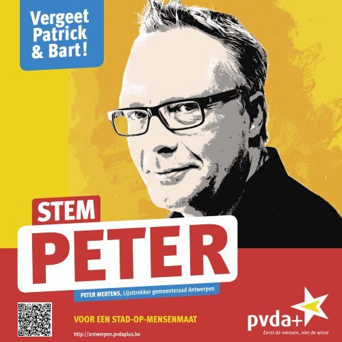 Stem Peter - PVDA Antwerpen - PVDA+