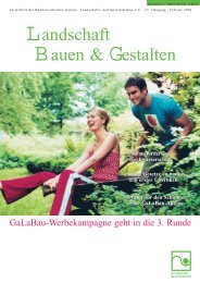 Eine GaLaBau-Aktion - Bundesverband Garten-, Landschafts