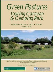Touring Caravan & Camping Park - HLL Humberts Leisure