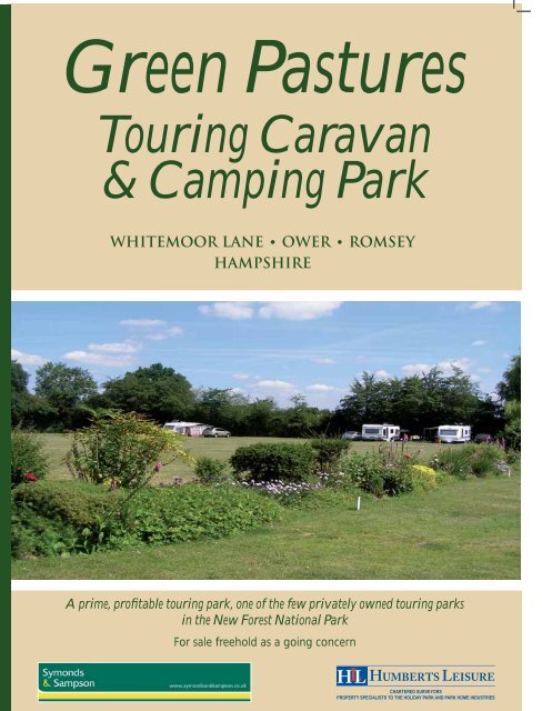 Touring Caravan & Camping Park - HLL Humberts Leisure