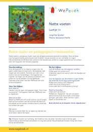 Natte voeten - Wepboek