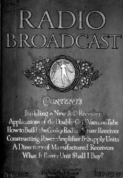 Radio Broadcast - 1927, December - 62 Pages ... - VacuumTubeEra