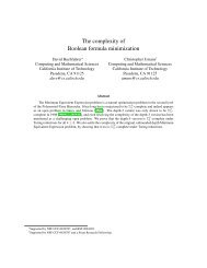 The complexity of Boolean formula minimization - Computing + ...