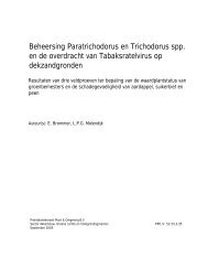 Beheersing Paratrichodorus en Trichodorus spp. en de overdracht ...