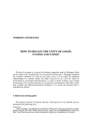 Persuasive essay using ethos pathos and logos
