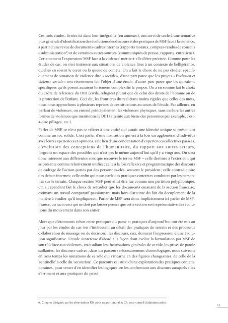 Judith Soussan, "MSF et la protection, une question rÃ©glÃ©e?"