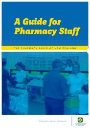 A Guide for Pharmacy Staff - Pharmacy Guild of New Zealand