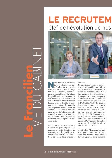 Le Francilien - Ordre des experts-comptables de Paris Ile-de-France