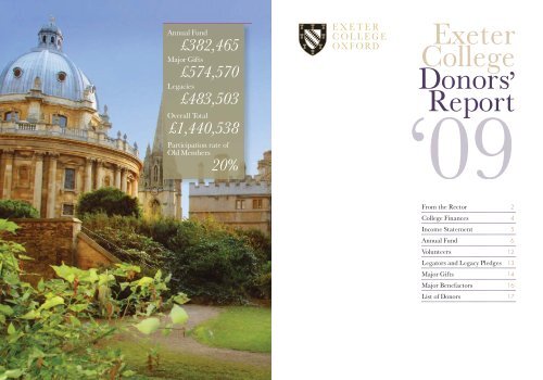 Exeter College Donors' Report p