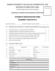 REGISTRATION FORM.pdf - Moshi University College Of Co ...