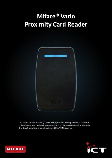 Mifare® Vario Proximity Card Reader - ICT