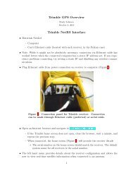 Trimble NetRS Instructions - CGISS