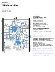 NIH campus map - NCI at Frederick