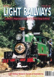 free sample copy of Light Railways (pdf download)