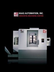 Brochure (ENGLISH ONLY) - Haas Automation, Inc.