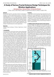 A Study of Various Fractal Antenna Design Techniques for ... - iject