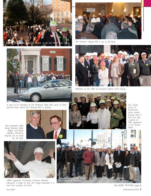 April 2007 - Home Builders Association of Virginia