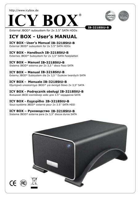 ICY BOX - User's MANUAL - Raidsonic