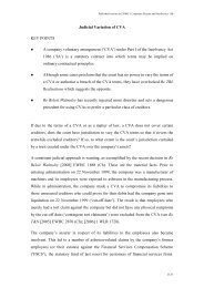 Judicial variation of CVA - The Insolvency Service Website