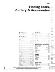 Fishing Tools, Cutlery & Accessories - Ellett Brothers