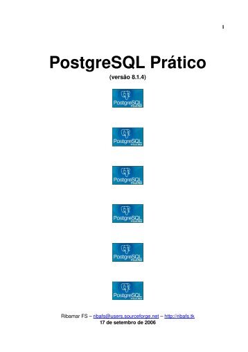 POSTGRESQL EM EXEMPLOS - Ãrea Administrativa Docente