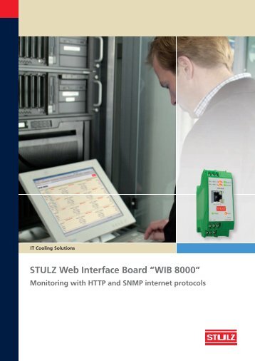 WIB 8000 Remote Monitoring Brochure - Stulz GmbH