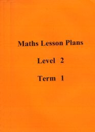 Maths Lesson Plans Level 2 Term 1