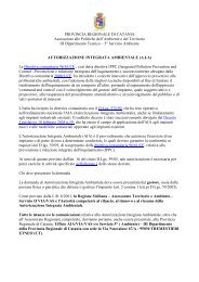 Autorizzazione Integrata Ambientale - provincia.catania.it