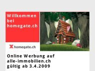 Willkommen bei homegate.ch Online Werbung auf alle-immobilien ...