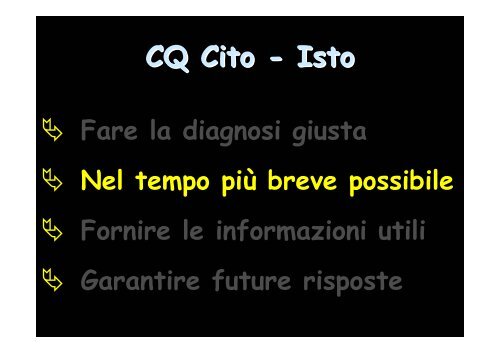 Controllo di QualitÃ  in Citologia ed Istologia per via telematica