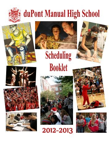 13 Scheduling Booklet - duPont Manual High School