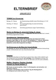 Elternbrief Januar 2012 - Petersaurach