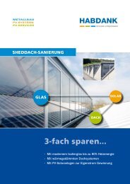 Prospekt Sheddachsanierung - Habdank-PV