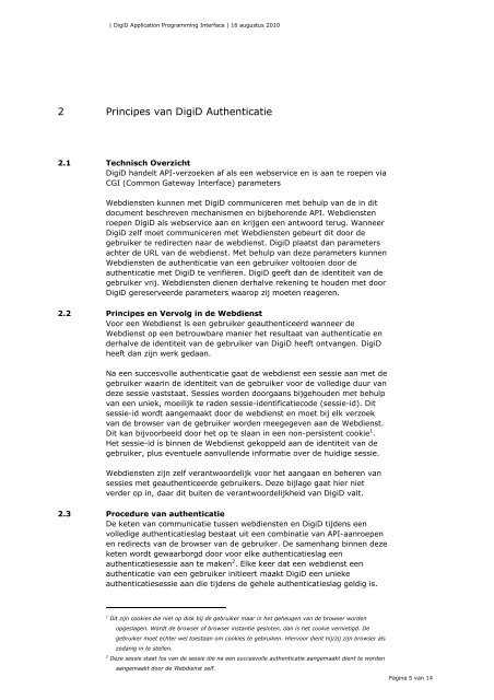 DigiD Application Programming Interface - Logius