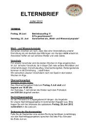 Elternbrief Juni 2012 - Petersaurach