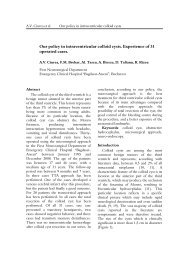 Our policy in intraventricular colloid cysts. Experience of 31 operated ...