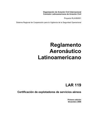 LAR 119 - ICAO