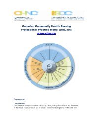 Canadian Community Health Nursing Professional Practice Model ...