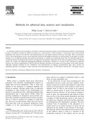 Methods for spherical data analysis and visualization - Electrical ...