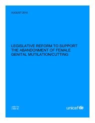 legislative reform to support the abandonment of ... - UNICEF Ireland
