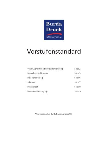 Vorstufenstandard